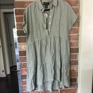 Sage green dress